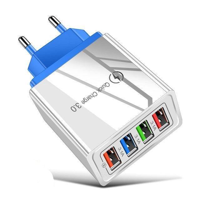 Carregador usb carga rápida 3.0 3.1a - Pimdukaofertas