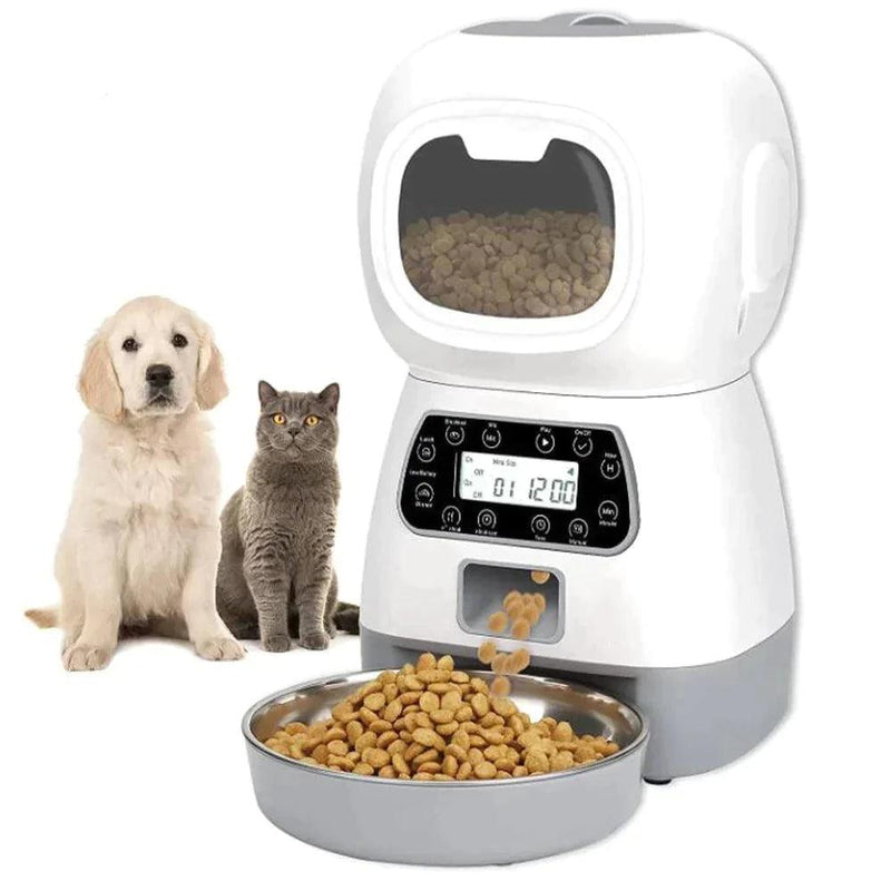 Alimentador Automático para Cães e Gatos - Pimdukaofertas