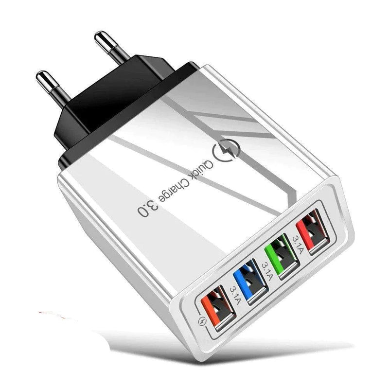 Carregador usb carga rápida 3.0 3.1a - Pimdukaofertas