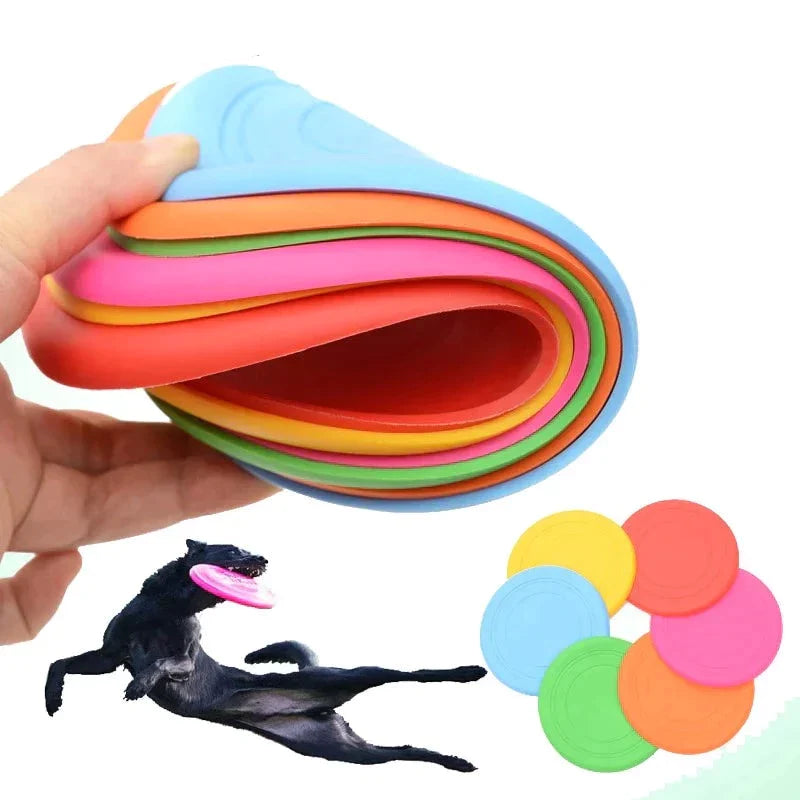 Disco de silicone - brinquedo para pet - Pimdukaofertas