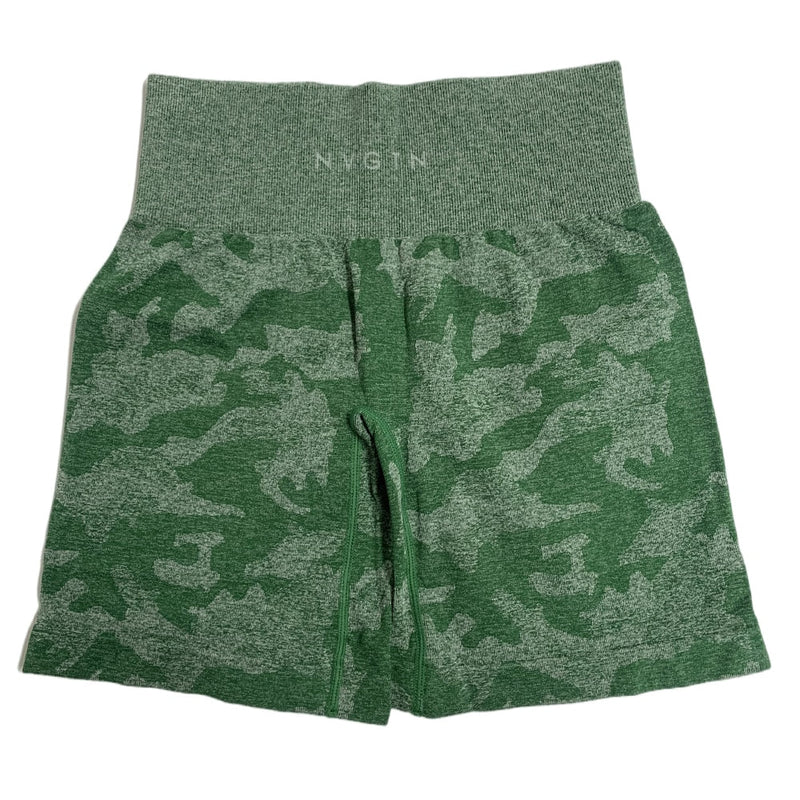 Shorts sem costura camuflado - Pimdukaofertas