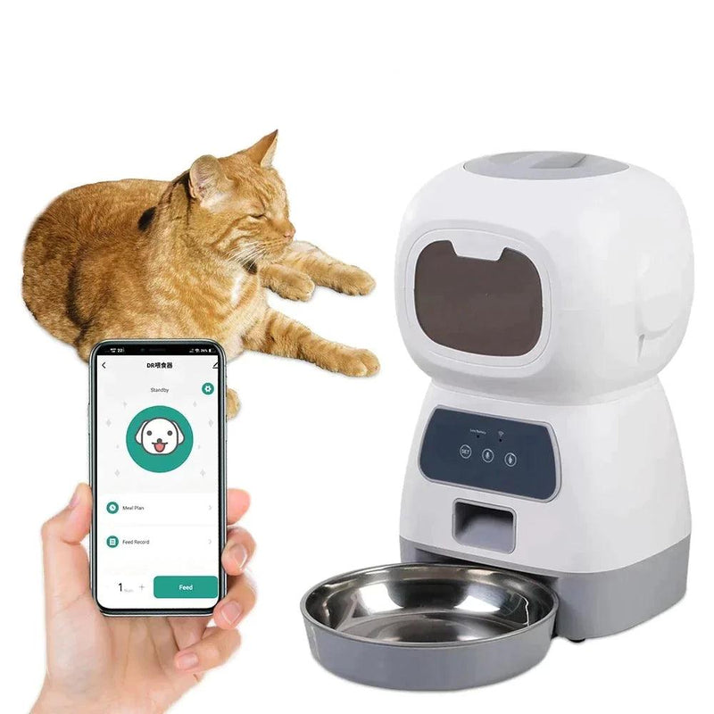 Alimentador Automático para Cães e Gatos - Pimdukaofertas