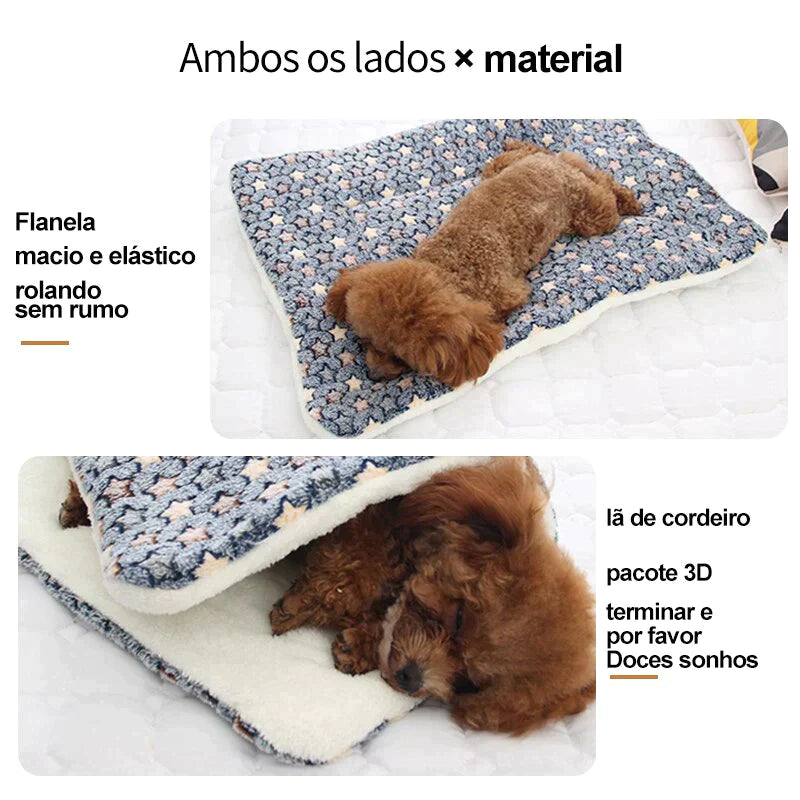 Cobertor peludo - serve como caminha para seu pet - Pimdukaofertas