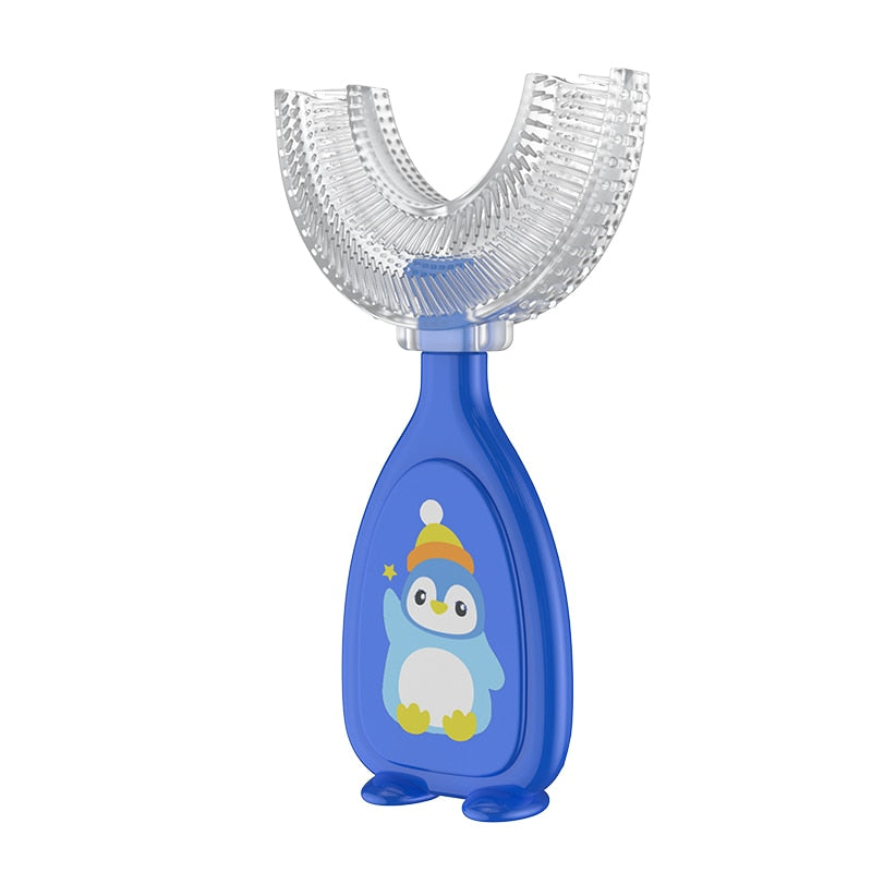 Escova de dentes infantil - em formato de U - Pimdukaofertas