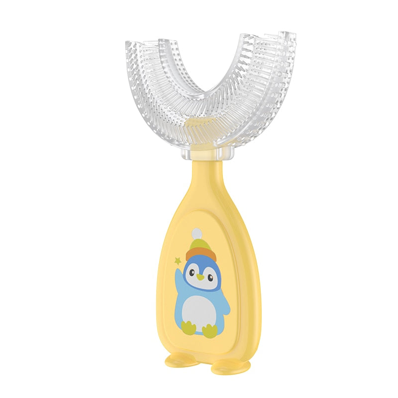 Escova de dentes infantil - em formato de U - Pimdukaofertas