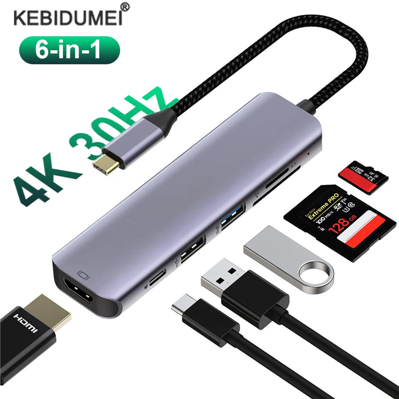 27 - Adaptador USB Tipo C para cabos, Dock Station, 4K